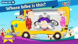 Lesson 20_(A)Whose bike is this? - Cartoon Story - English Education - Easy conversation for kids