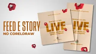 #CorelDraw - Arte para feed e story, como fazer?