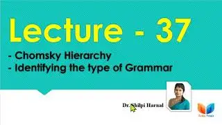 Identifying the type of grammar | Chomsky Hierarchy | Types of Grammar | Lecture-37