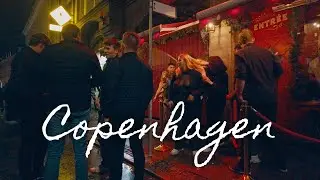 Copenhagen Nightlife 2022 CRAZY NIGHT 4k Walking Tour Rainy Friday Night 🇩🇰