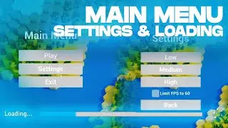 Main Menu, Settings & Loading Screen Unreal Engine 5 Blueprint Tutorial - Free Project Download