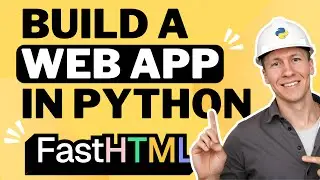 How to Create & Deploy a Python Web Application FAST (fastHTML Tutorial)