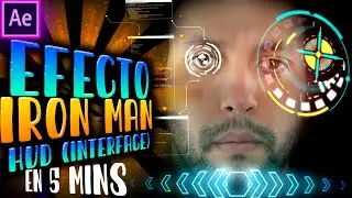 EFECTO IRON MAN HUD  (Interface) 🔴 TUTORIAL 🔴After effects CC 2020 - Explicado en 5 minutos -