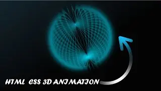 AMAZING 3D ANIMATION USING HTML CSS |DO YOU KNOW THIS DESIGN?@pinkweb0 #html #css