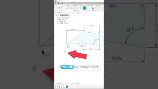 Tip for fully defining sketches in Fusion 360 #fusion360