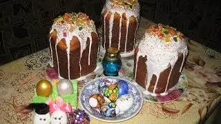 Мои пасхальные поделки и куличи