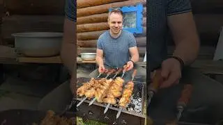 ВКУСНЫЙ ШАШЛЫК В ДЕРЕВНЕ