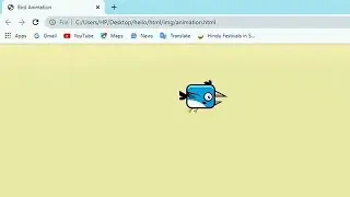 Bird Animation With Html & Css Only || HTML & CSS Projects || Cool Programming Projects