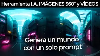 CÓMO CREAR IMÁGENES 360º ENVOLVENTES- VÍDEOS - CON I.A. - PRUÉBALO GRATIS - REALIDAD VIRTUAL