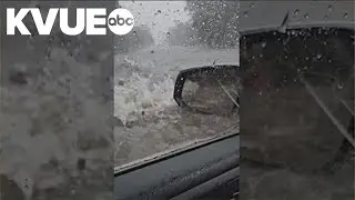 San Antonio driver captures video while caught in flood