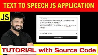 Ep93 - Text to speech application tutorial & source code