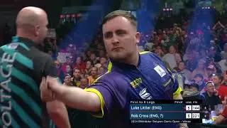 LUKE LITTLER HITS A NINE-DARTER IN A EURO TOUR FINAL!