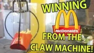 Winning McDonalds From the Claw Machine! | JOYSTICK