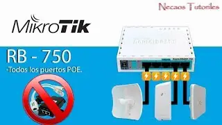 Convertir Mikrotik rb750 todos sus puertos POE.