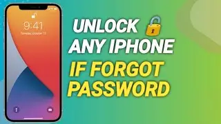 Unlock any iPhone if You Forgot Passcode !