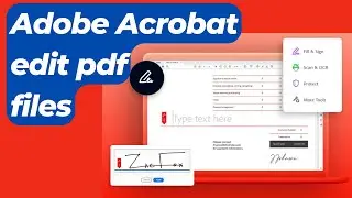How to Adobe Acrobat Edit PDF files | edit PDF with Adobe Acrobat