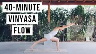 40-MINUTE VINYASA FLOW | Power Yoga Flow | CAT MEFFAN