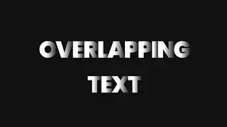 Overlapping Text in CSS