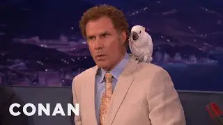 Dont Ask Will Ferrell About Professor Feathers | CONAN on TBS