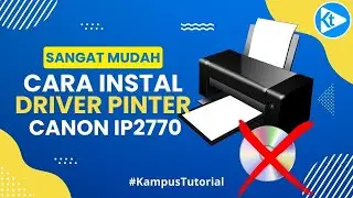 Tutorial Install Printer Canon IP2770 Tanpa CD Driver