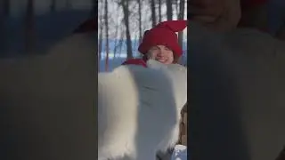 Funny reindeer of Santa Claus in Lapland Finland 🦌🎅 reindeer of Father Christmas #shorts