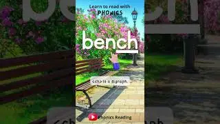 Bench with #Phonics #shorts