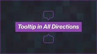 [Arabic] HTML, CSS Tutorials -  Create Tooltip In All Directions