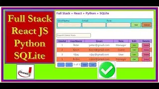 Building a Full Stack Web App with React JS, Python & SQLite : Complete Guide