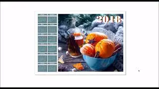 Создаем календарь в Coreldraw x8