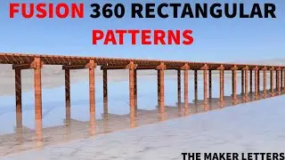 How do you use a rectangular pattern in fusion 360 | Free Fusion 360 training