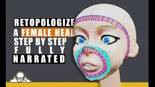 How To Retopologize A Female Face Blender 2.83 Step By Step