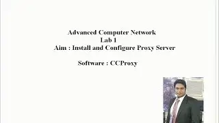 How to Setup a Proxy Server using CCProxy