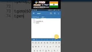 Python Tutorial || Draw Indian Flag #shorts #pythonprogramming #happyrepublicday