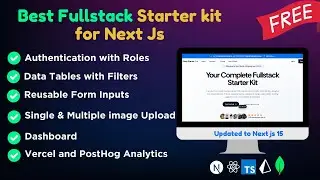 Best 🚀 Fullstack Starter Kit with Next.js, TypeScript, & Prisma | Demo & Quick Start Guide