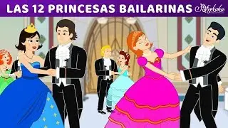 6 Cuentos | Las 12 Princesas Bailarinas y 5 Princesas animados | Cuentos infantiles para dormir