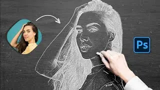 Chalk Drawing Art - Photoshop Tutorial!