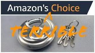 [1168] Amazon’s Terrible Choice: Puroma KP070 Disc Padlock