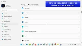 how to set adobe reader as default in windows 10