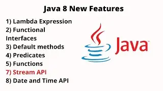 Java 8 New Features | Stream API (Part -1)