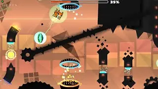 Geometry Dash- [Extreme Demon] Neon Guts by doneditboye