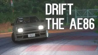 Drift the AE86 at Mizukoshi Touge Assetto Corsa + BOX Cam