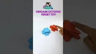 Make your own octopus fidget toy! 🐙 #shorts #papercraft #fidgettoys #octopus #antistress #kidsvideo