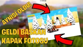 Geldi Başkan gibi kapak fotoğrafları nasıl yapılır | Aynısı Oldu! | Roblox Türkçe