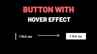 Button with hover effect using html5 and css3