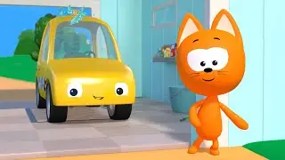 Washing Up In The Morning - Kote Kitty Kids Songs - Morning Routines