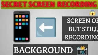 secretly record videos 🥵😱  | BACKGROUND VIDEO RECORDER APP | 