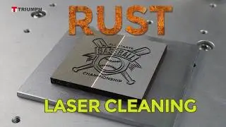 Rust removal with galvo fiber laser marking machine | deep laser engraving for metal materials