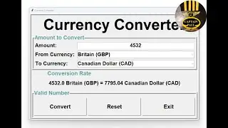 How to Create a Currency Converter using Tkinter in Python - Part 1 of 2