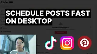 How to Schedule Pinterest, Instagram & TikTok Posts on Desktop (Step-by-Step Guide!)