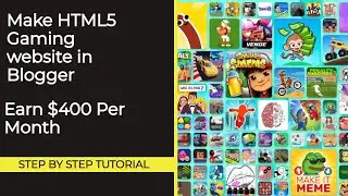 how to make html5 gaming website free Earn $200 per Month